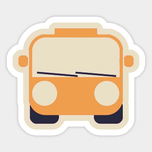 school bus Sticker by Ahmed ALaa